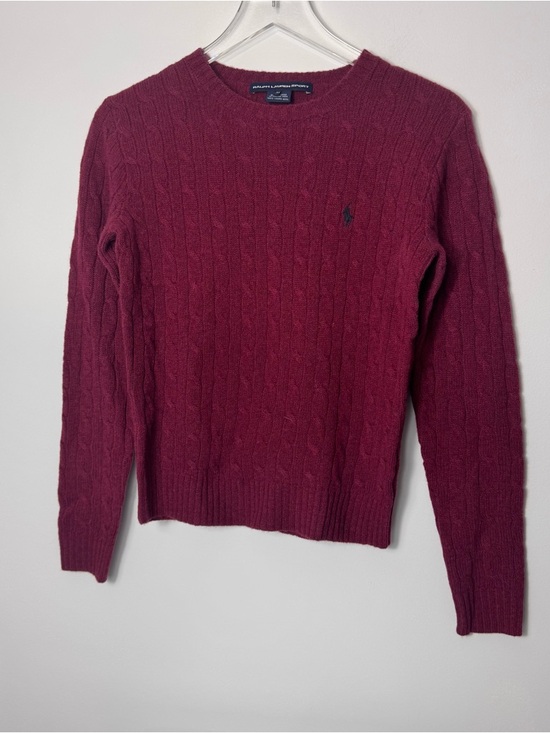 Ralph Lauren Sweaters - Ralph Lauren Womens wool cableknit sweater size medium 2234